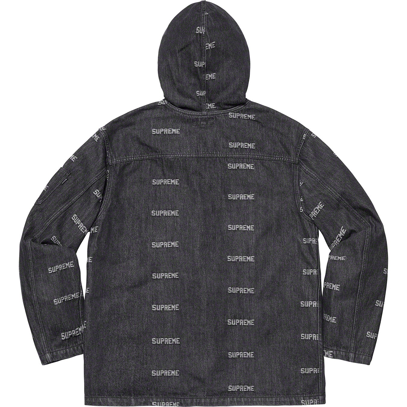 Logo Denim Turnout Jacket view 3